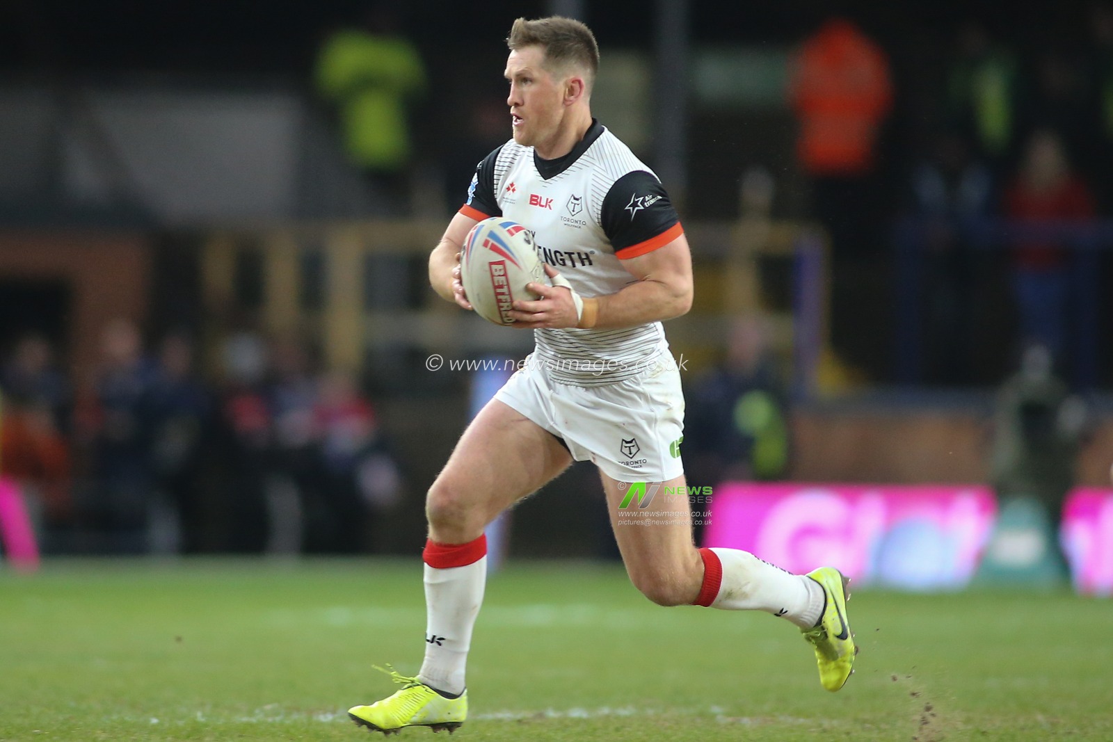 5th March 2020, Emerald Headingley, Leeds, England; Betfred Super League, Leeds Rhinos v Toronto Wolfpack : Josh McCrone of Toronto Wolfpack.