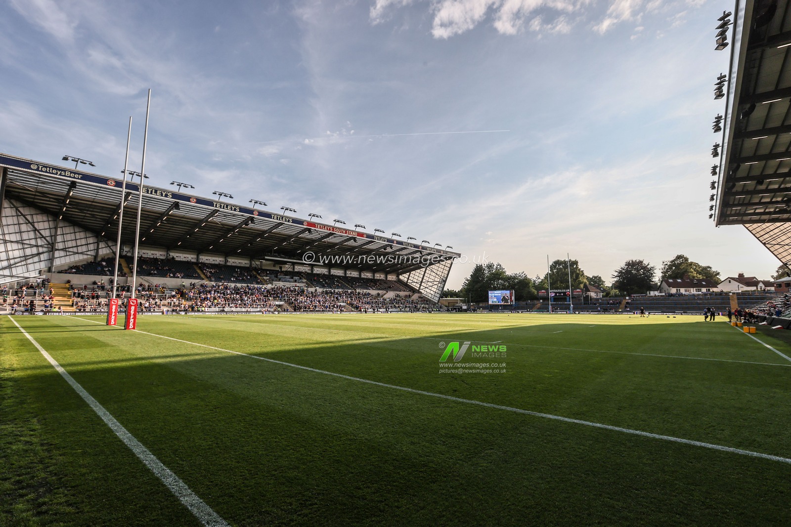 A general view of Headingley Stadium during the Betfred Super League round 19 match Leeds Rhinos vs Salford Red Devils at Headingley Stadium, Leeds, United Kingdom, 18th July 2025

(Photo by Alfie Cosgrove/News Images)