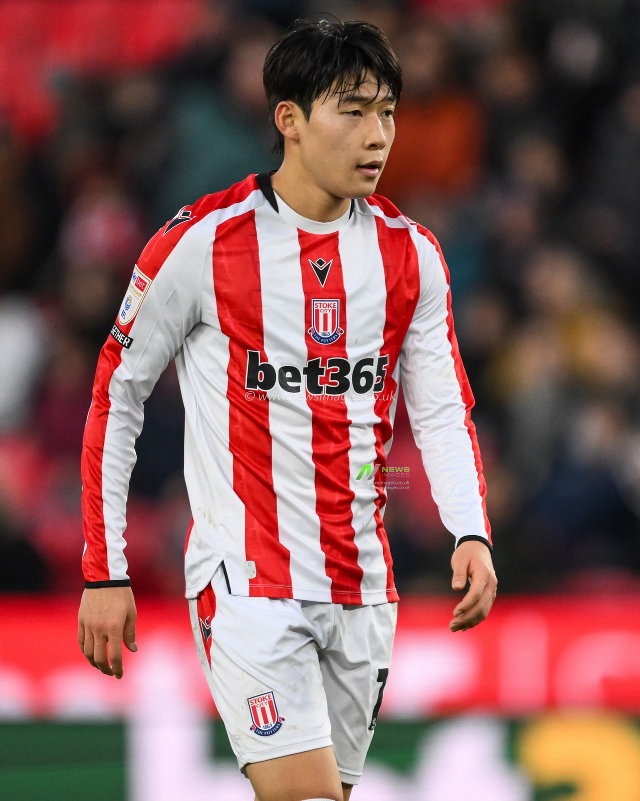 Bae Jun-Ho of Stoke City during the Sky Bet Championship match Stoke City vs Cardiff City at Bet365 Stadium, Stoke-on-Trent, United Kingdom, 14th December 2024

(Photo by Craig Thomas/News Images)
