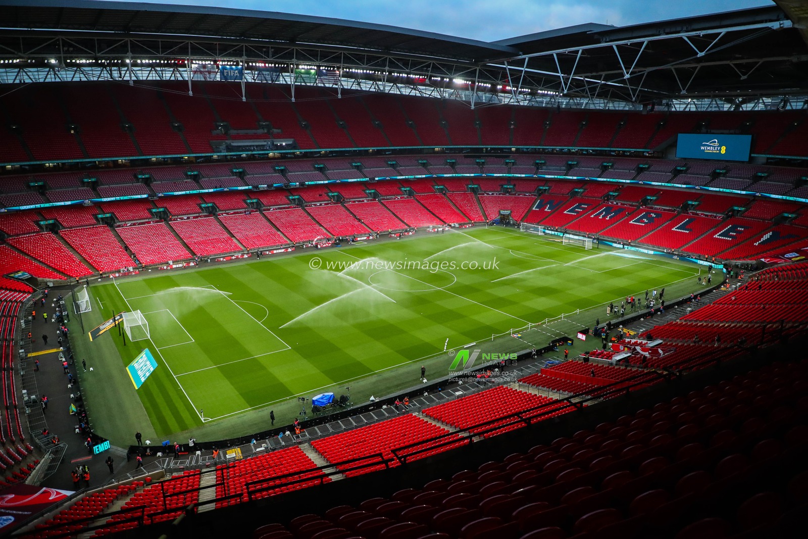 A general view of Wembley Stadium prior to the Women's International Friendly match England vs United States at Wembley Stadium, London, United Kingdom, 30th November 2024

(Photo by Izzy Poles/News Images)