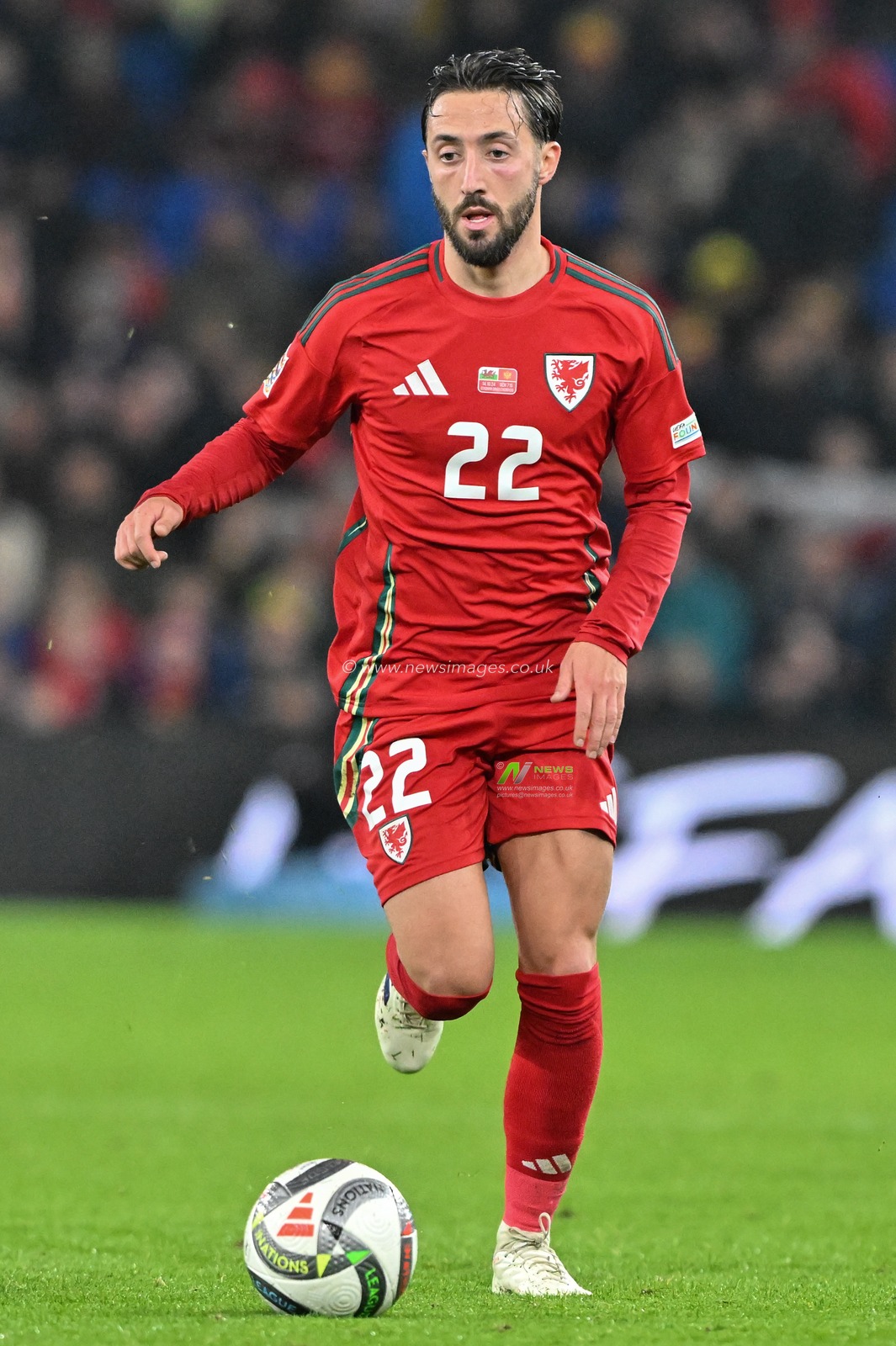 Josh Sheehan of Wales during the UEFA Nations League - League B - Group 4 match Wales vs Montenegro at Cardiff City Stadium, Cardiff, United Kingdom, 14th October 2024

(Photo by Cody Froggatt/News Images)