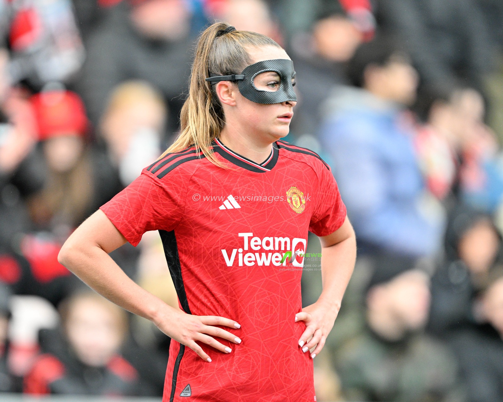 Ella Toone of Manchester United Women, during the Vitality Women's FA Cup match Manchester United Women vs Newcastle United women at Leigh Sports Village, Leigh, United Kingdom, 14th January 2024

(Photo by Cody Froggatt/News Images)