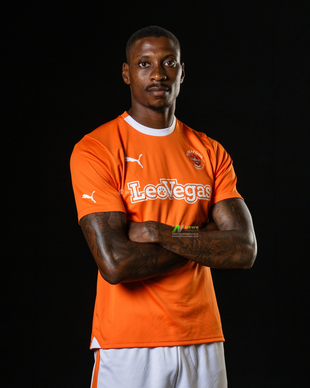Blackpool Squad Headshots at Bloomfield Road, Blackpool, United Kingdom, 27th July 2023

(Photo by Craig Thomas/News Images)