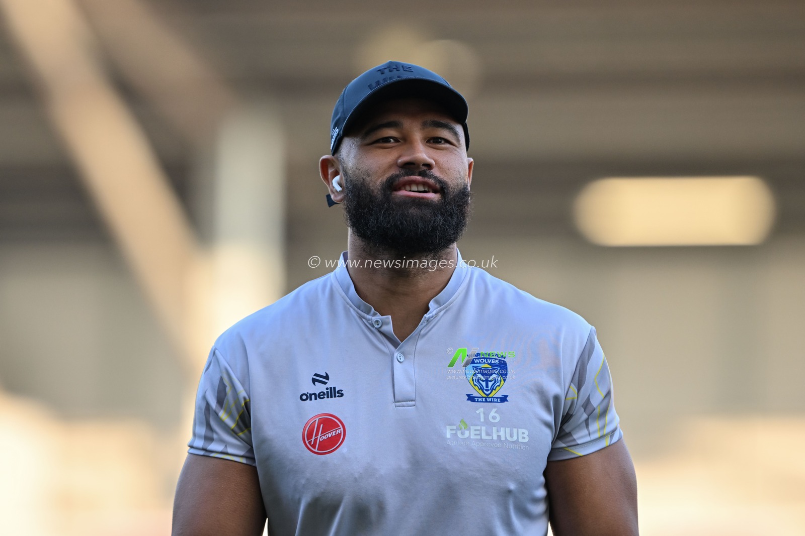 Zane Musgrove of Warrington Wolves inspects the pitch ahead of the Betfred Super League Round 24 match Leigh Leopards vs Warrington Wolves at Leigh Sports Village, Leigh, United Kingdom, 30th August 2024

(Photo by Cody Froggatt/News Images)