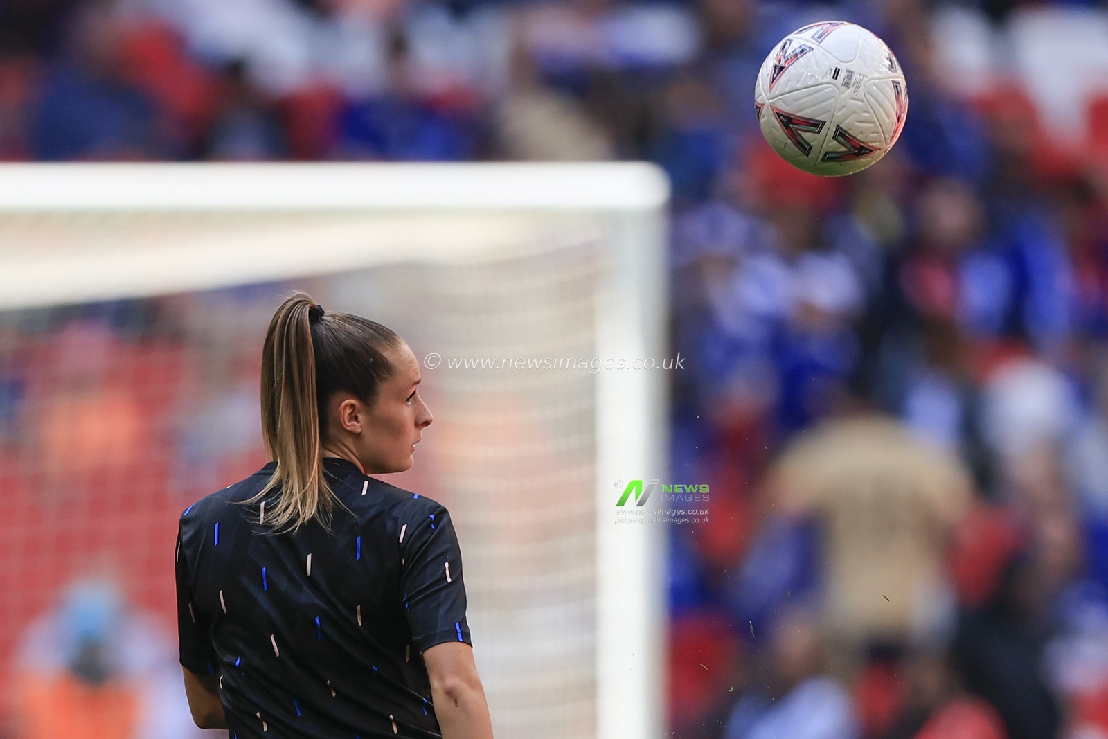 Ella Toone #7 of Manchester United during the warm up ahead of the Vitality Women's FA Cup Final match Chelsea FC Women vs Manchester United Women at Wembley Stadium, London, United Kingdom, 14th May 2023

(Photo by Conor Molloy/News Images)