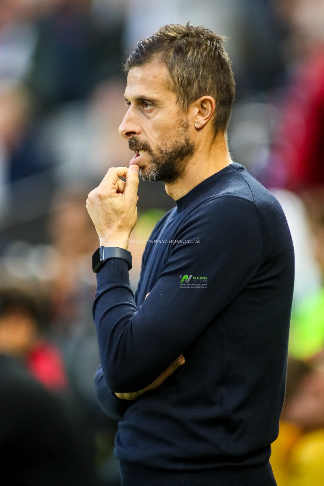 Alessio Dionisi manager of Watford during the Sky Bet Championship match Swansea City vs Watford at Swansea.com Stadium, Swansea, United Kingdom on 01 September 2026

(Photo by Andrew Lewis/News Images)