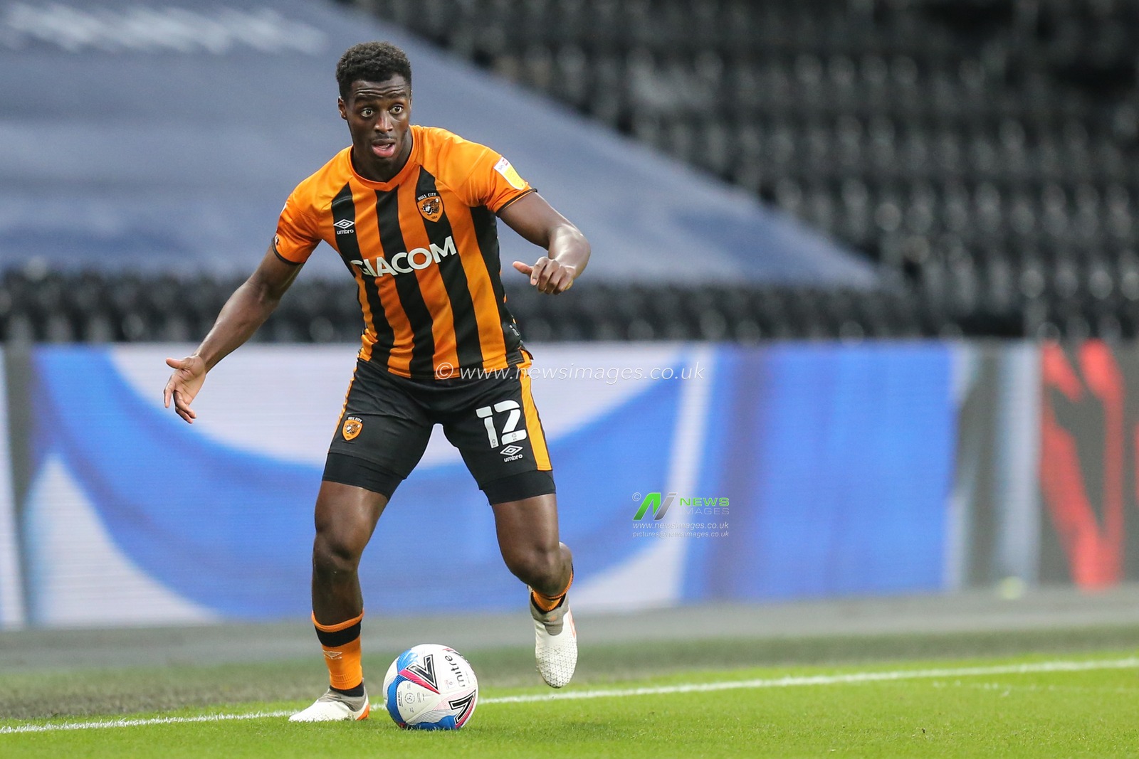 Josh Emmanuel #12 of Hull City during the game