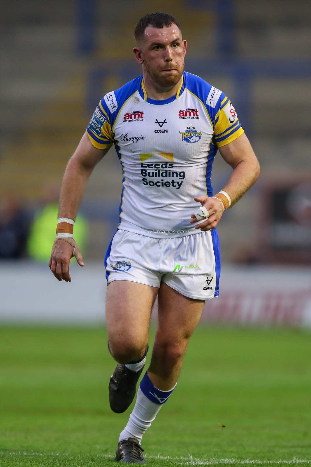 Cameron Smith of Leeds Rhinos during the Betfred Super League Round 17 match Warrington Wolves vs Leeds Rhinos at Halliwell Jones Stadium, Warrington, United Kingdom, 11th July 2024

(Photo by Gareth Evans/News Images)