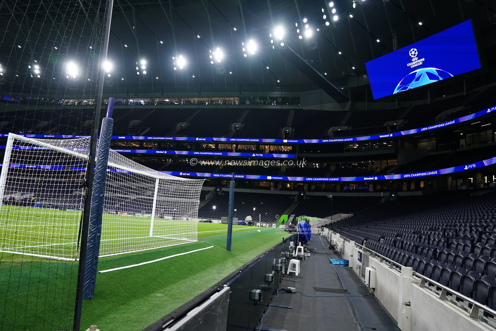 General view of the Tottenham Hotspur Stadium ahead of the UEFA Champions league Matchday 7 of 8 Tottenham Hotspur vs Borussia Dortmund at Tottenham Hotspur Stadium, London, United Kingdom, 20th January 2026

(Photo by Harvey Murphy/News Images)