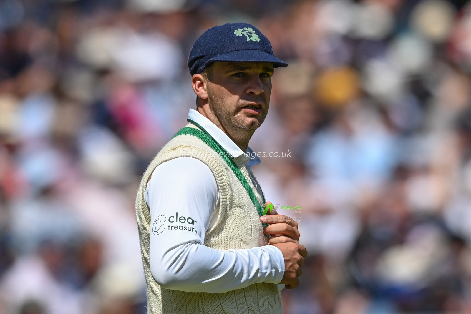 Andy McBrine of Ireland during the LV= Insurance Test match Day 2 England vs Ireland at Lords, London, United Kingdom, 2nd June 2023

(Photo by Craig Thomas/News Images)