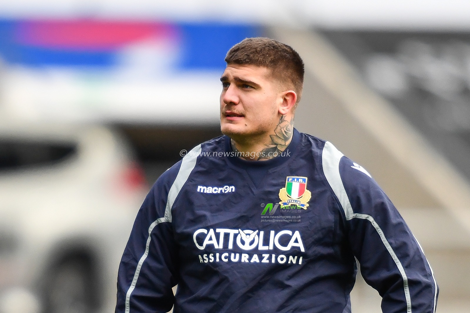 Marco Riccion of Italy during the captains run training session