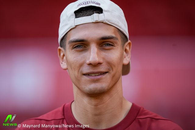 Nicolas Dominguez of Nottingham Forest arrives at the stadium prior to kick off during the Premier League match Nottingham Forest vs Burnley at City Ground, Nottingham, United Kingdom on 19 April 2026

(Photo by Maynard Manyowa/News Images)