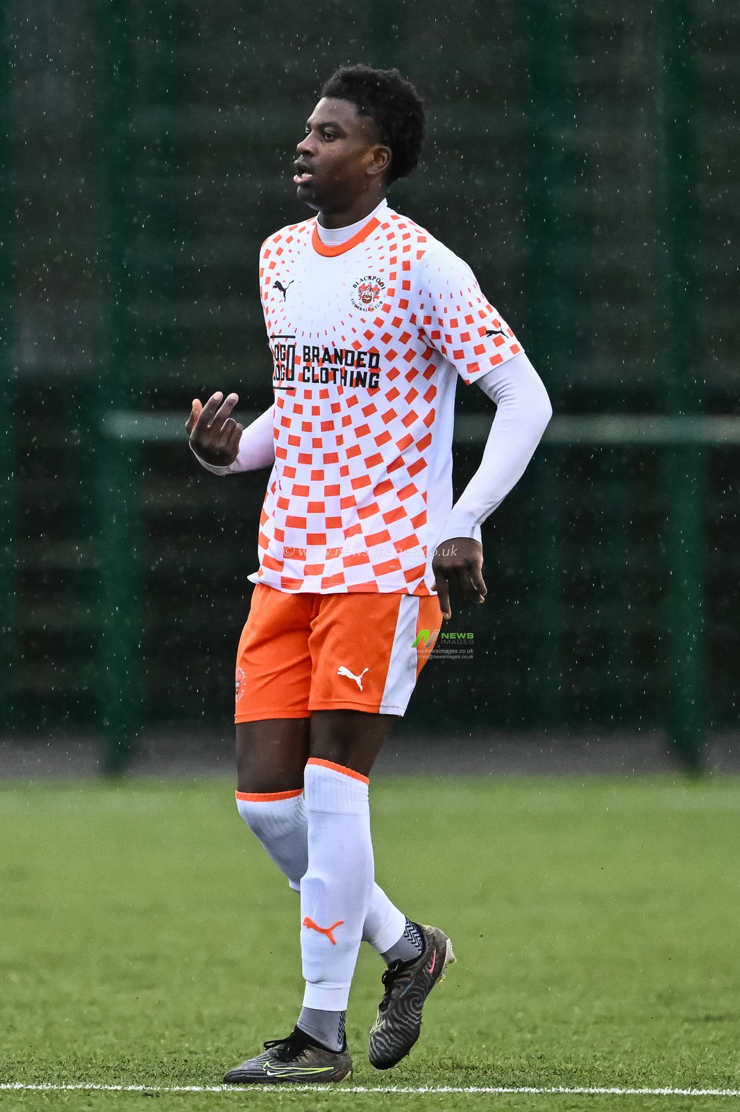 during the Central League match Salford City vs Blackpool at Salford Sports Village, Salford, United Kingdom, 23rd January 2024

(Photo by Craig Thomas/News Images)