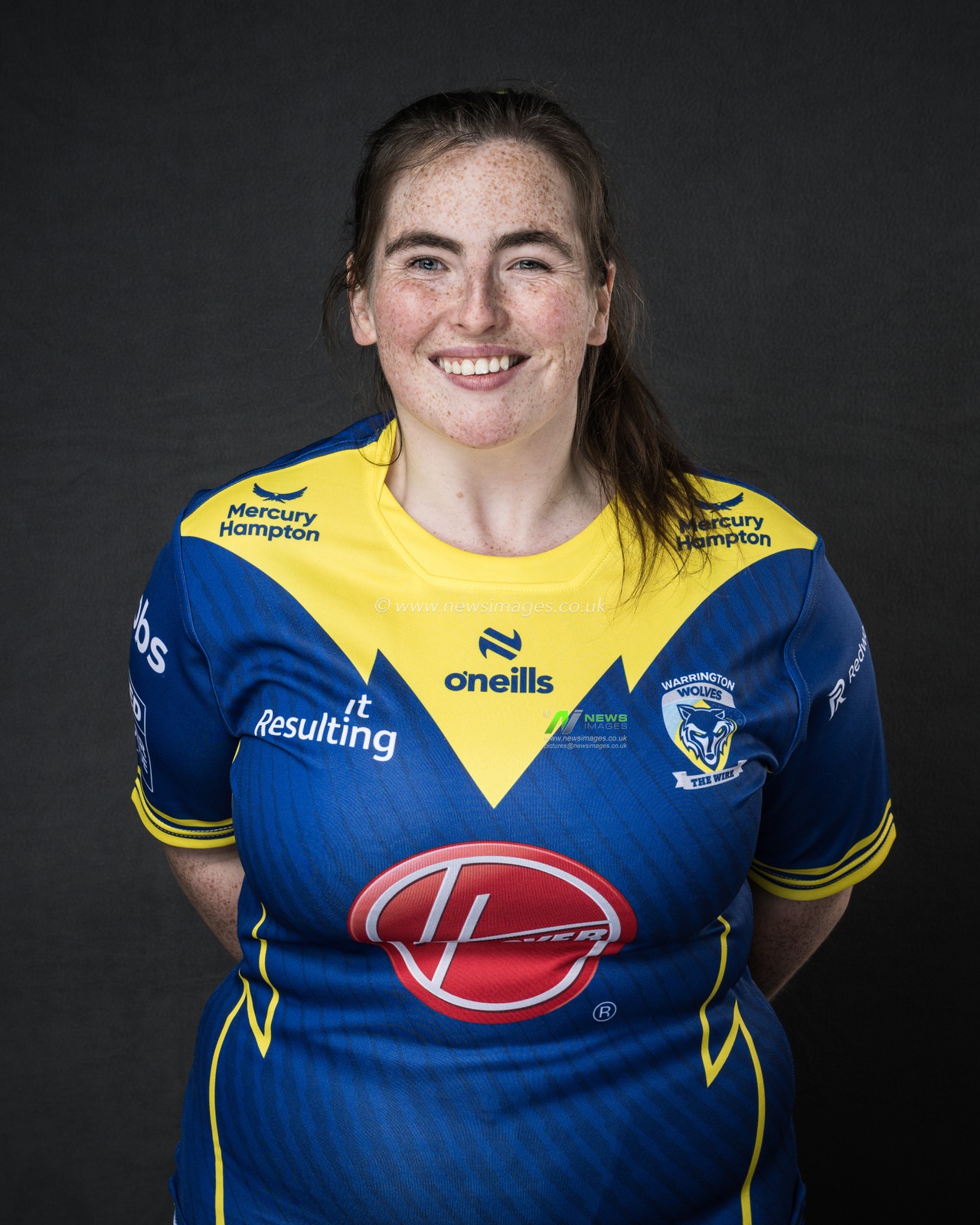 Warrington Wolves Women Headshots at Halliwell Jones Stadium, Warrington, United Kingdom, 5th March 2024

(Photo by Craig Thomas/News Images)