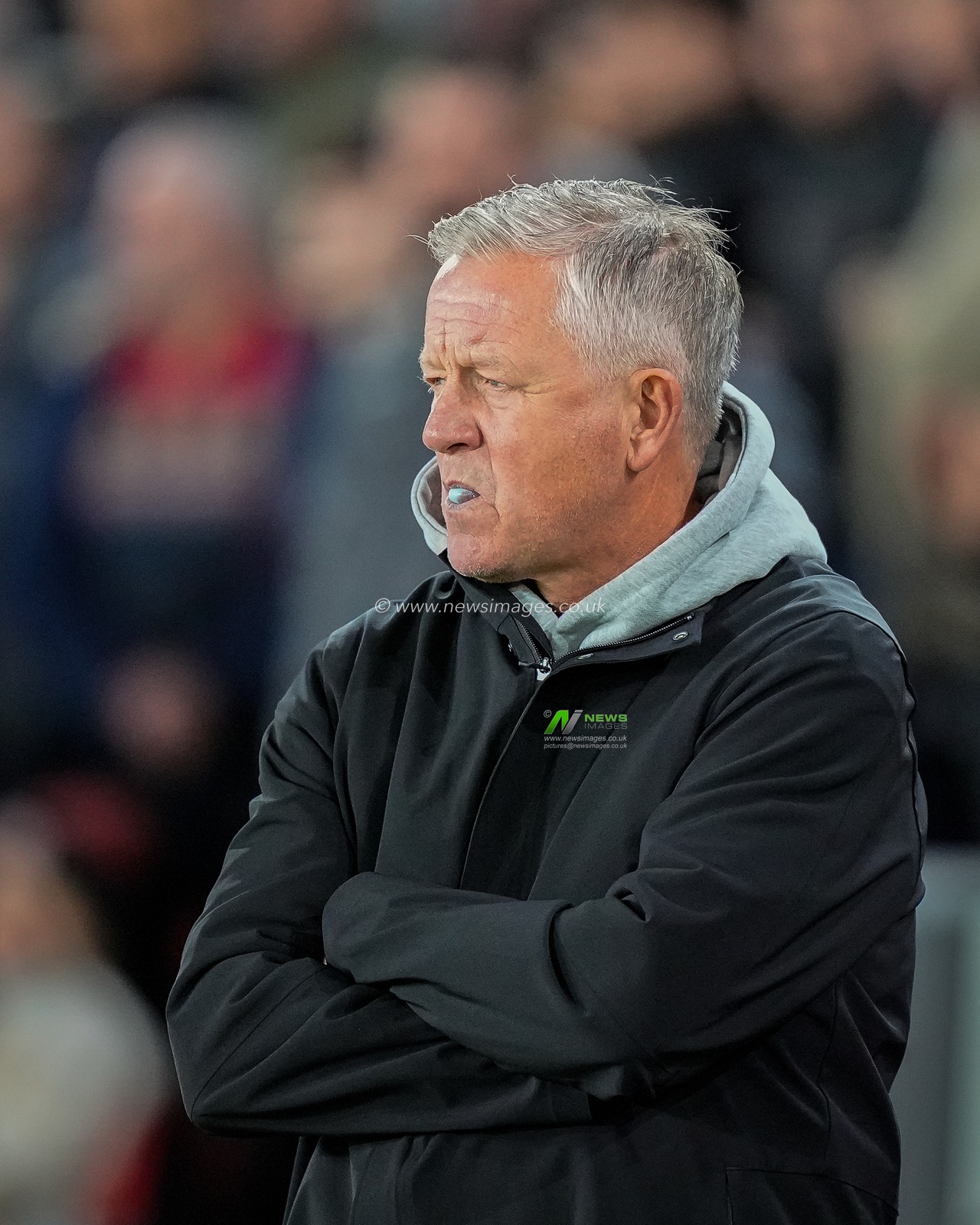 Chris Wilder manager of Sheffield United during the Sky Bet Championship match Sheffield United vs Norwich City at Bramall Lane, Sheffield, United Kingdom, 9th December 2025

(Photo by Maynard Manyowa/News Images)

*** GER AUT SUI OUT ***