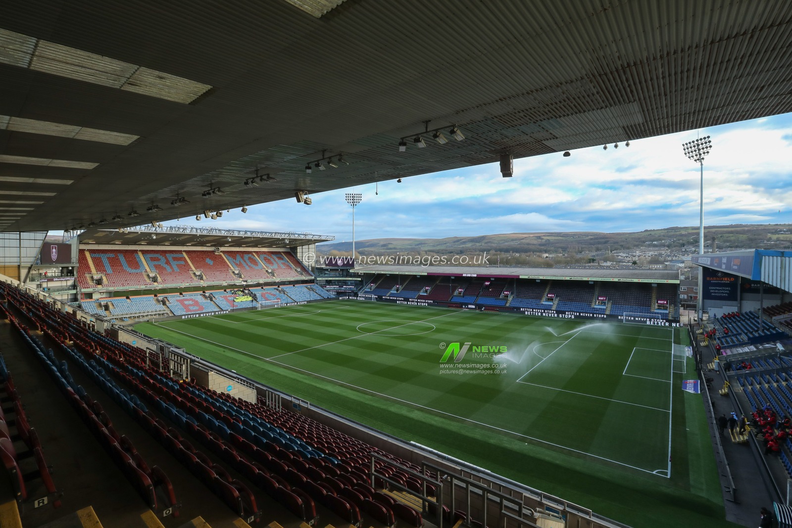A general view of the Turf moor ahead of the Sky Bet Championship match Burnley vs West Bromwich Albion at Turf Moor, Burnley, United Kingdom, 11th March 2025

(Photo by Jorge Horsted/News Images)