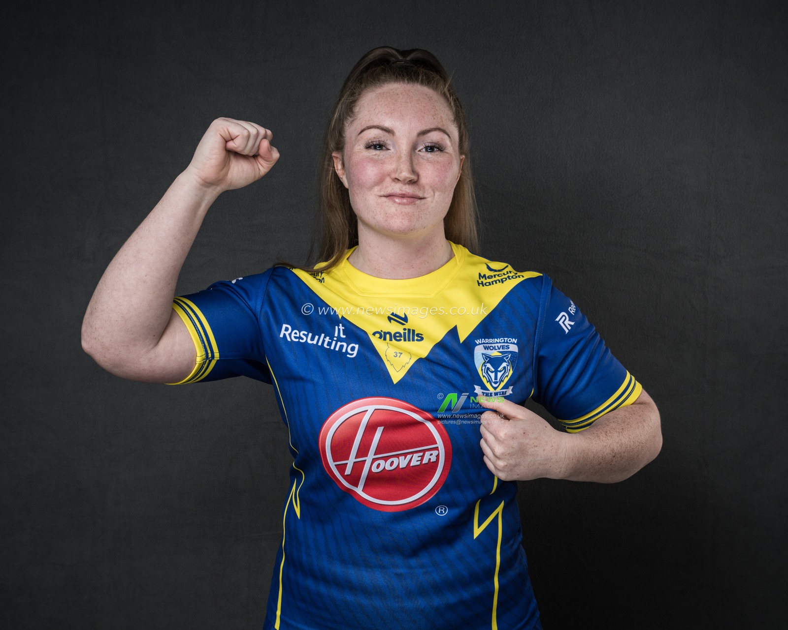 Warrington Wolves Women Headshots at Halliwell Jones Stadium, Warrington, United Kingdom, 5th March 2024

(Photo by Craig Thomas/News Images)