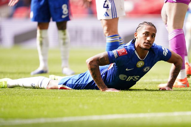 Joao Pedro of Chelsea after missed opportunity during the Emirates FA Cup Semi-Final match Chelsea vs Leeds United at Wembley Stadium, London, United Kingdom on 26 April 2026

(Photo by Harvey Murphy/News Images)