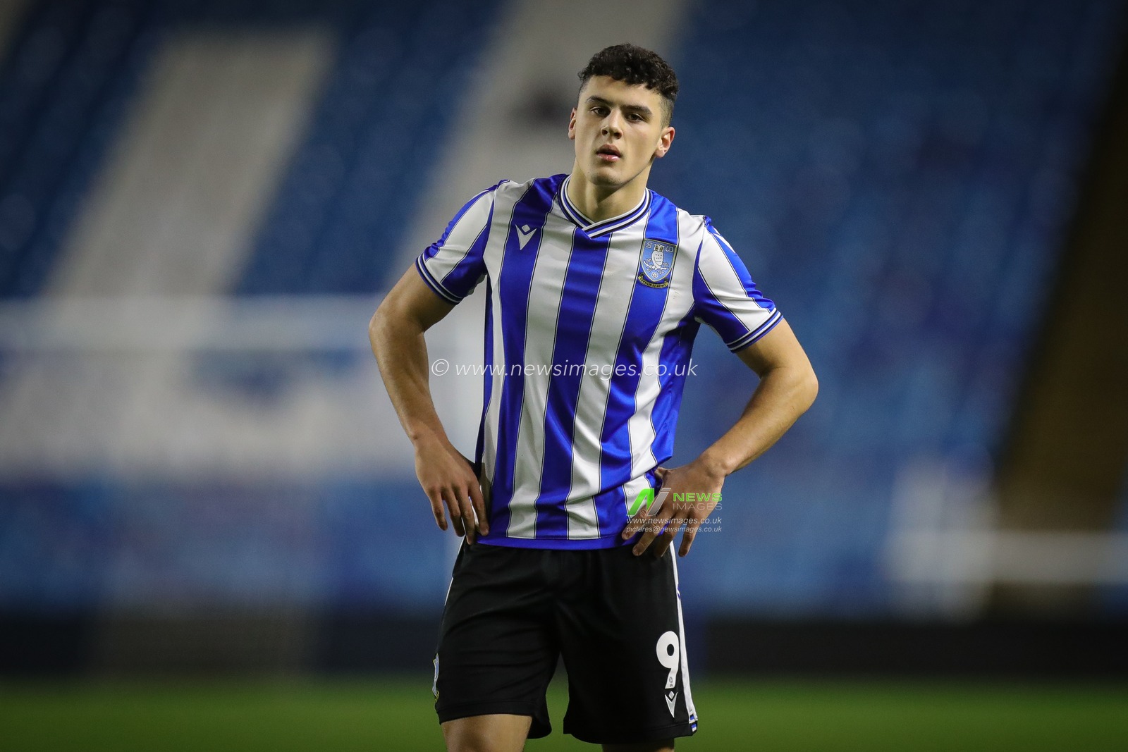 Bailey-Tye Cadamarteri #9 of Sheffield Wednesday during the FA Youth Cup U18â€™s match Sheffield Wednesday U18's vs Leicester City U18's at Hillsborough, Sheffield, United Kingdom, 13th January 2023

(Photo by James Heaton/News Images)