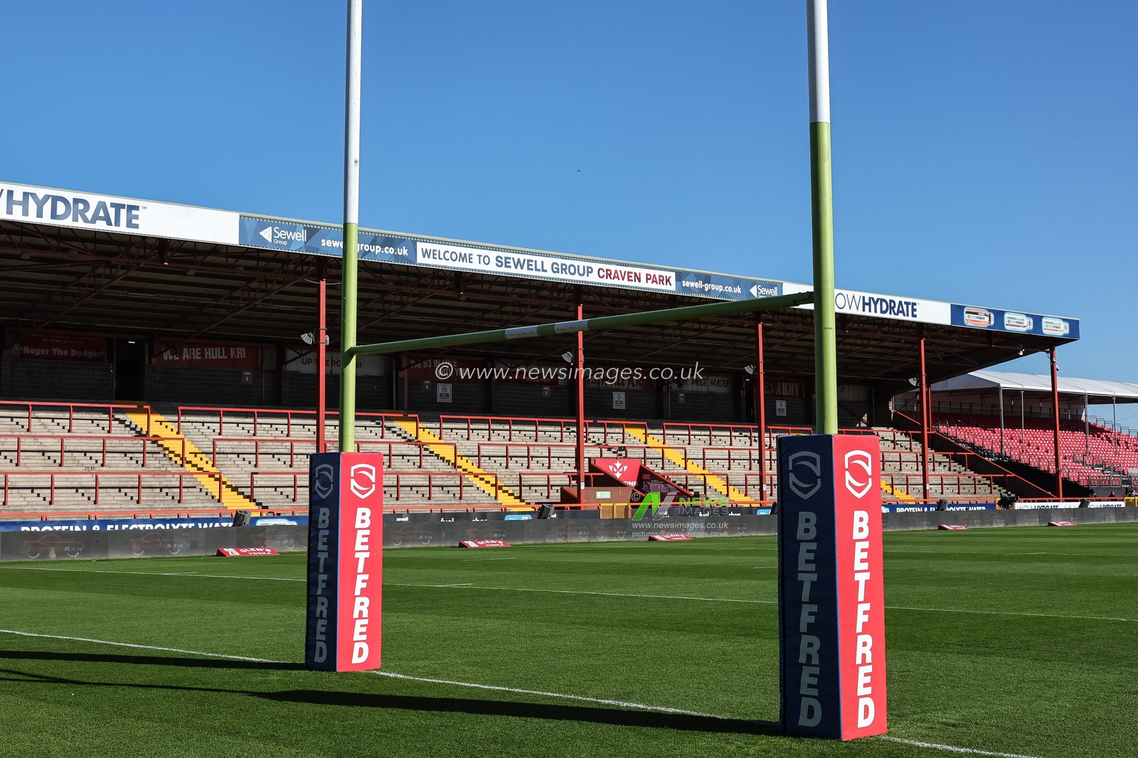 A general view of Sewell Group Craven Park during the Betfred Super League round 10 match Hull KR vs Castleford Tigers at Sewell Group Craven Park, Hull, United Kingdom on 30 April 2026

(Photo by Mark Cosgrove/News Images)
