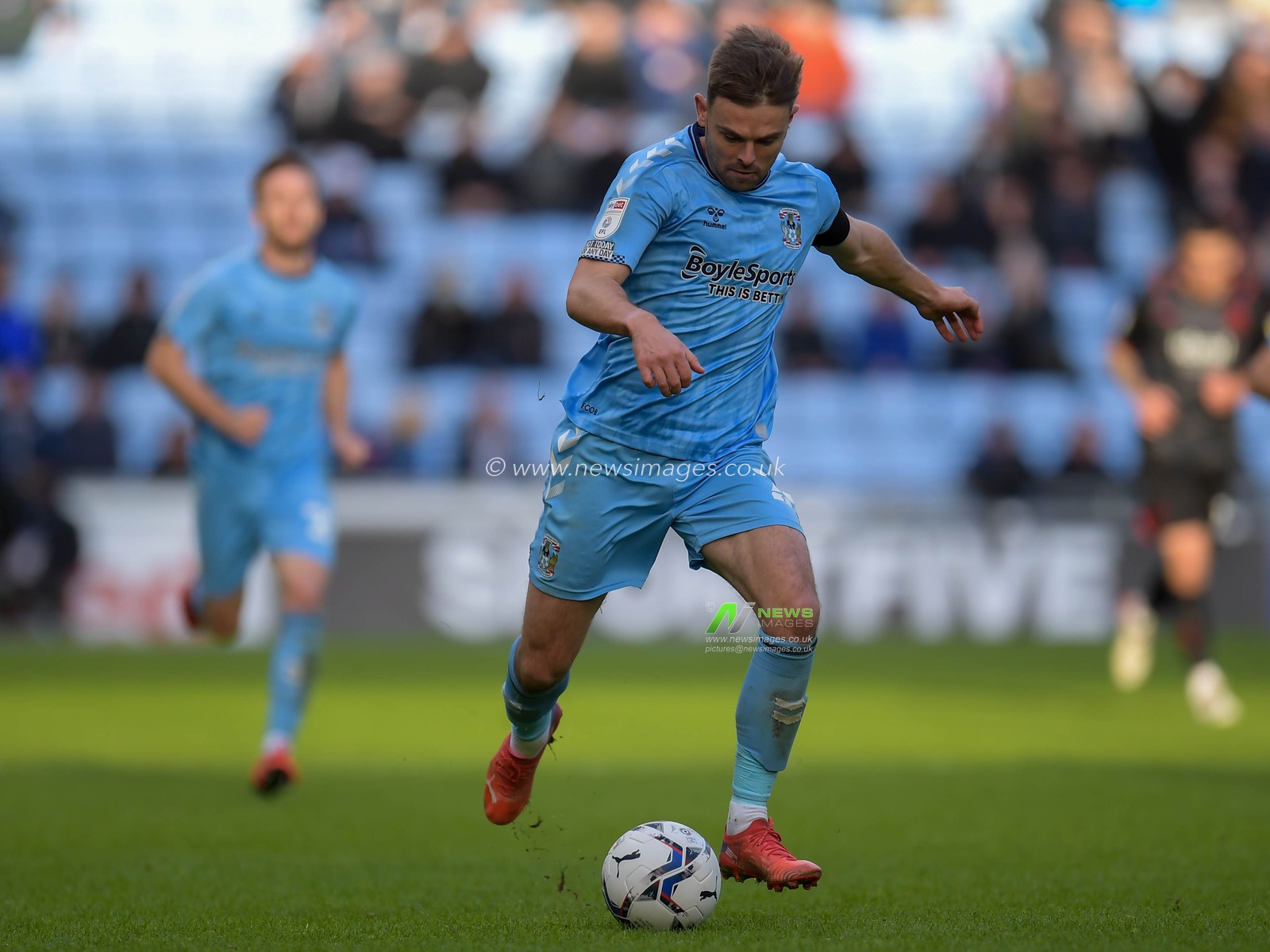 Todd Kane #20 of Coventry City with the ball