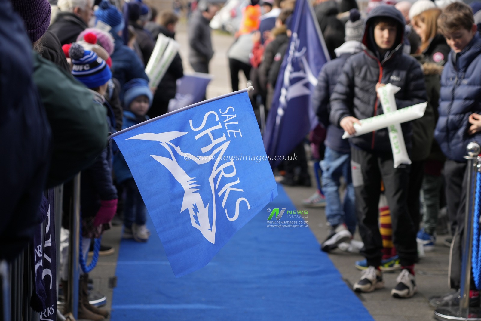General view outside the AJ Bell Stadium before the Gallagher Premiership match Sale Sharks vs Saracens at AJ Bell Stadium, Eccles, United Kingdom, 5th March 2023

(Photo by Steve Flynn/News Images)