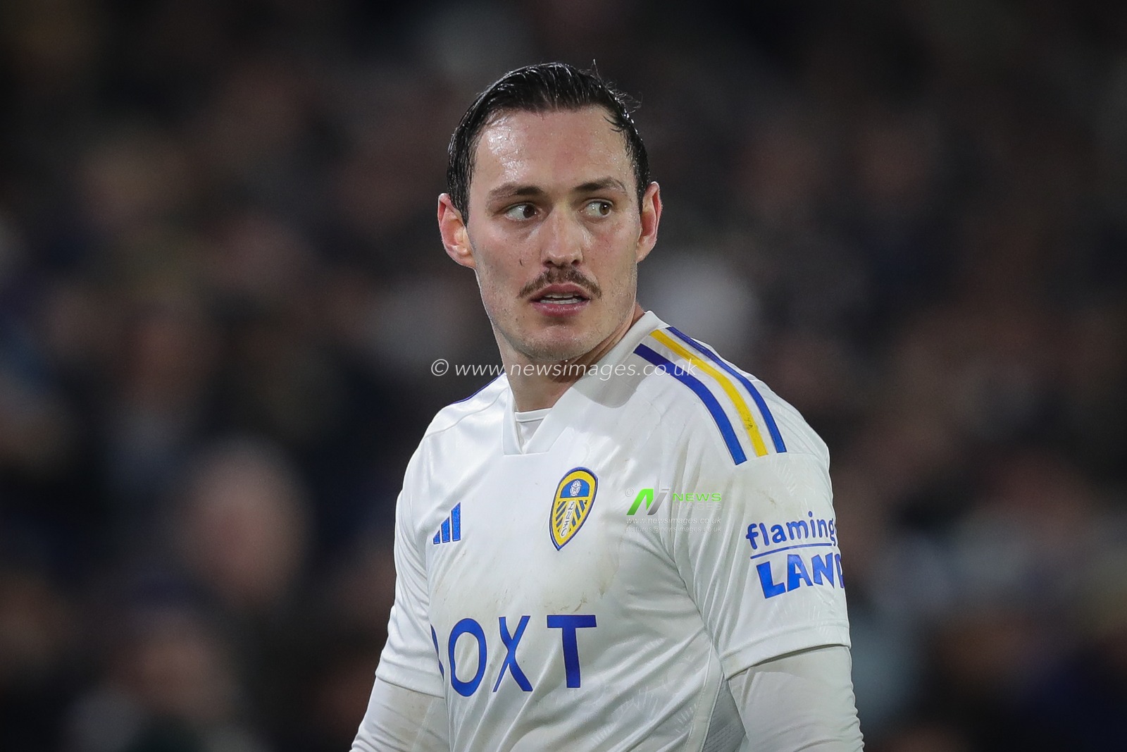 Connor Roberts of Leeds United during the Sky Bet Championship match Leeds United vs Stoke City at Elland Road, Leeds, United Kingdom, 5th March 2024

(Photo by James Heaton/News Images)