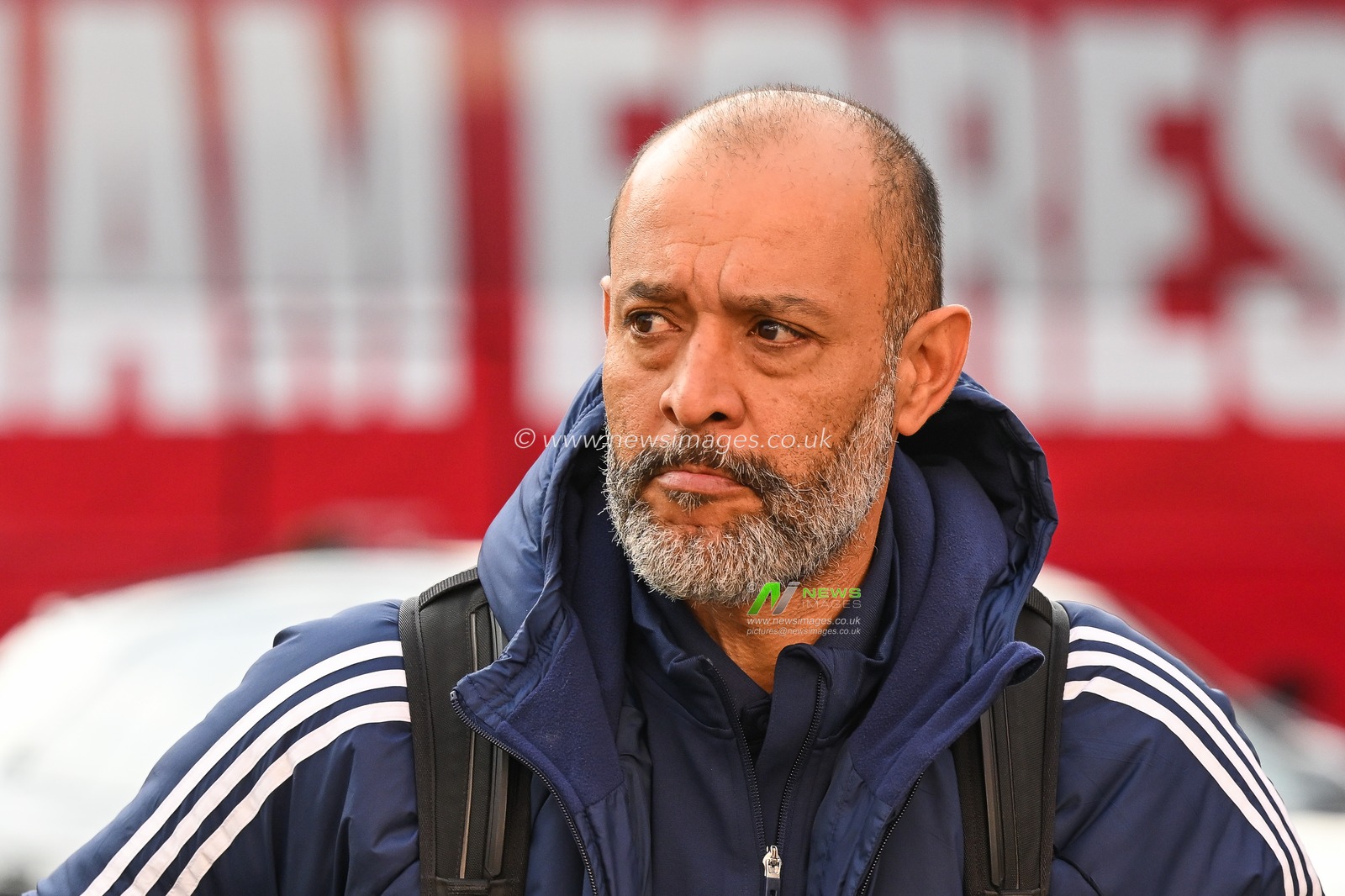 Nuno EspÃ­rito Santo Manager of Nottingham Forest arrives for his first game in charge ahead of the Premier League match Nottingham Forest vs Bournemouth at City Ground, Nottingham, United Kingdom, 23rd December 2023

(Photo by Craig Thomas/News Images)