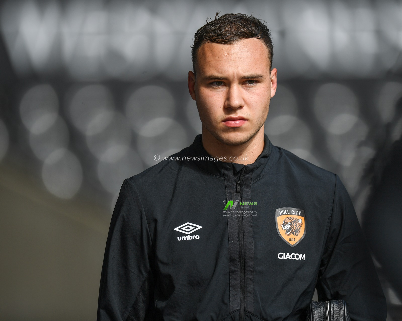 Harvey Vale #34 of Hull City  arrives at Swansea.com stadium during the Sky Bet Championship match Swansea City vs Hull City at Swansea.com Stadium, Swansea, United Kingdom, 17th September 2022

(Photo by Mike Jones/News Images)