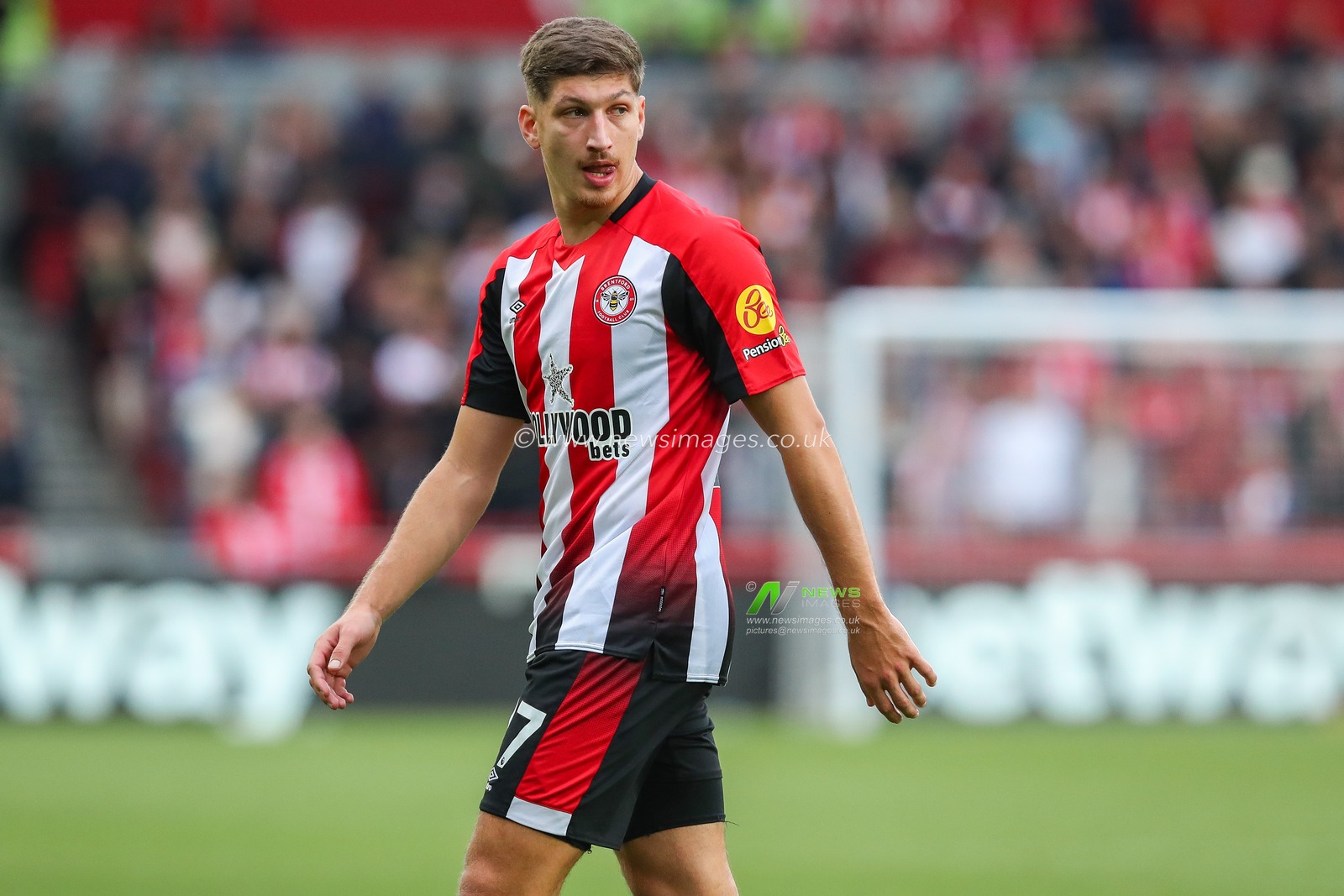 Vitaly Janelt of Brentford looks on during the Premier League match Brentford vs Ipswich Town at The Gtech Community Stadium, London, United Kingdom, 26th October 2024

(Photo by Izzy Poles/News Images)