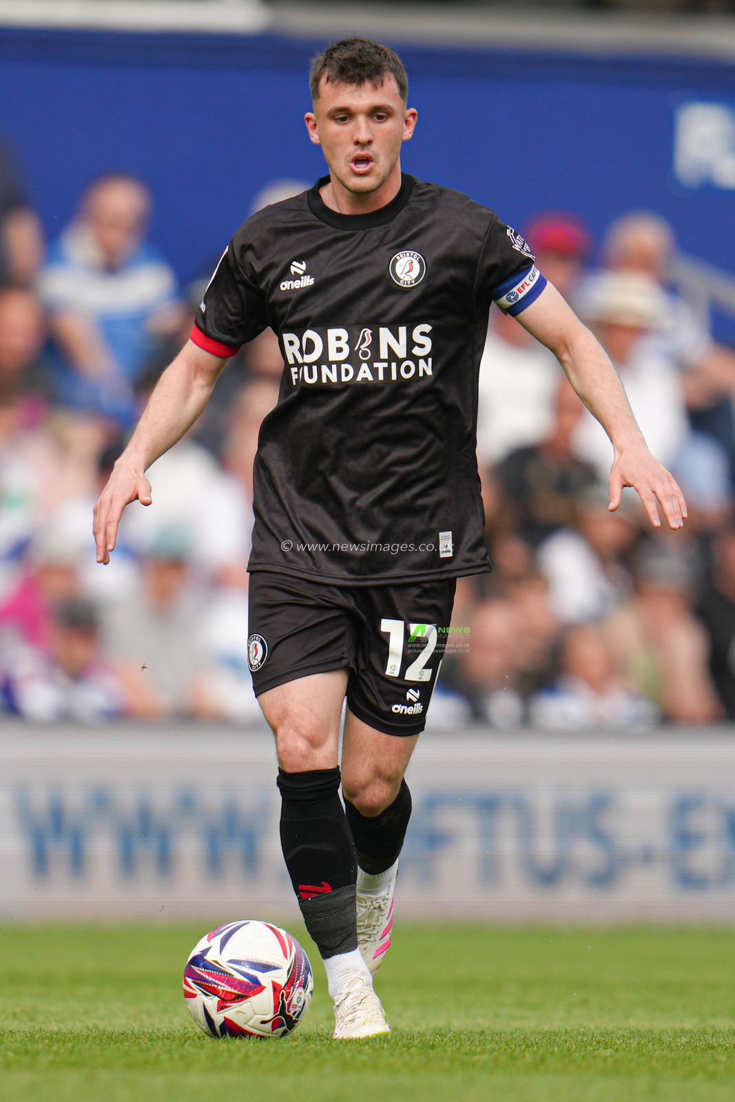 Jason Knight of Bristol City during the Sky Bet Championship match Queens Park Rangers vs Bristol City at Kiyan Prince Foundation Stadium, London, United Kingdom, 12th April 2025

(Photo by Harvey Murphy/News Images)