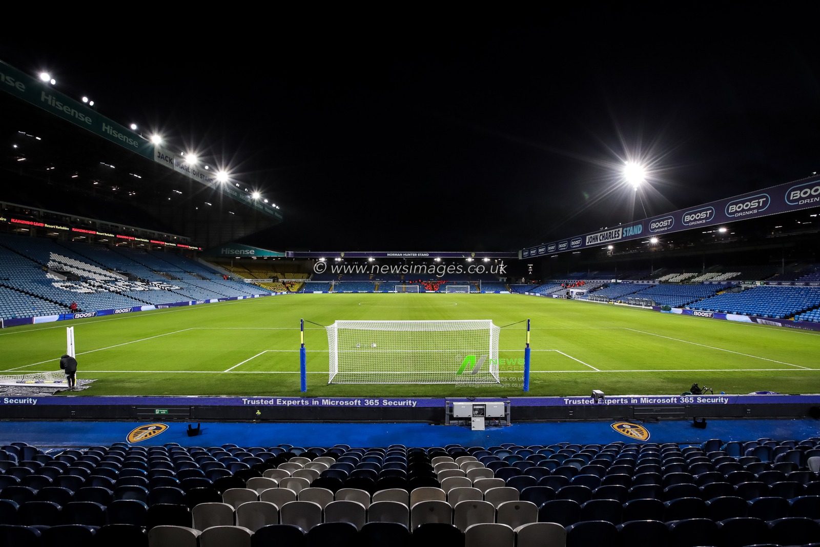 General view inside Elland Road Stadium ahead of the Premier League match Leeds United vs West Ham United at Elland Road, Leeds, United Kingdom, 4th January 2023

(Photo by James Heaton/News Images)