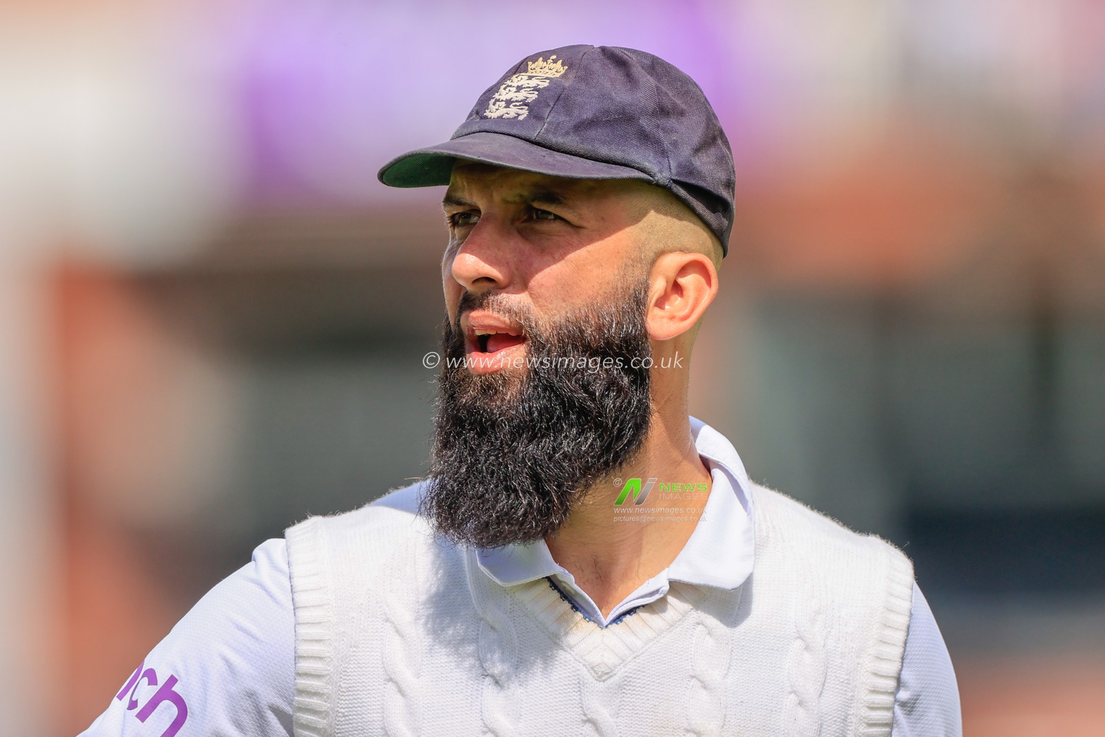 Moeen Ali of England during the LV= Insurance Ashes Fourth Test Series Day One England vs Australia at Old Trafford, Manchester, United Kingdom, 19th July 2023

(Photo by Conor Molloy/News Images)