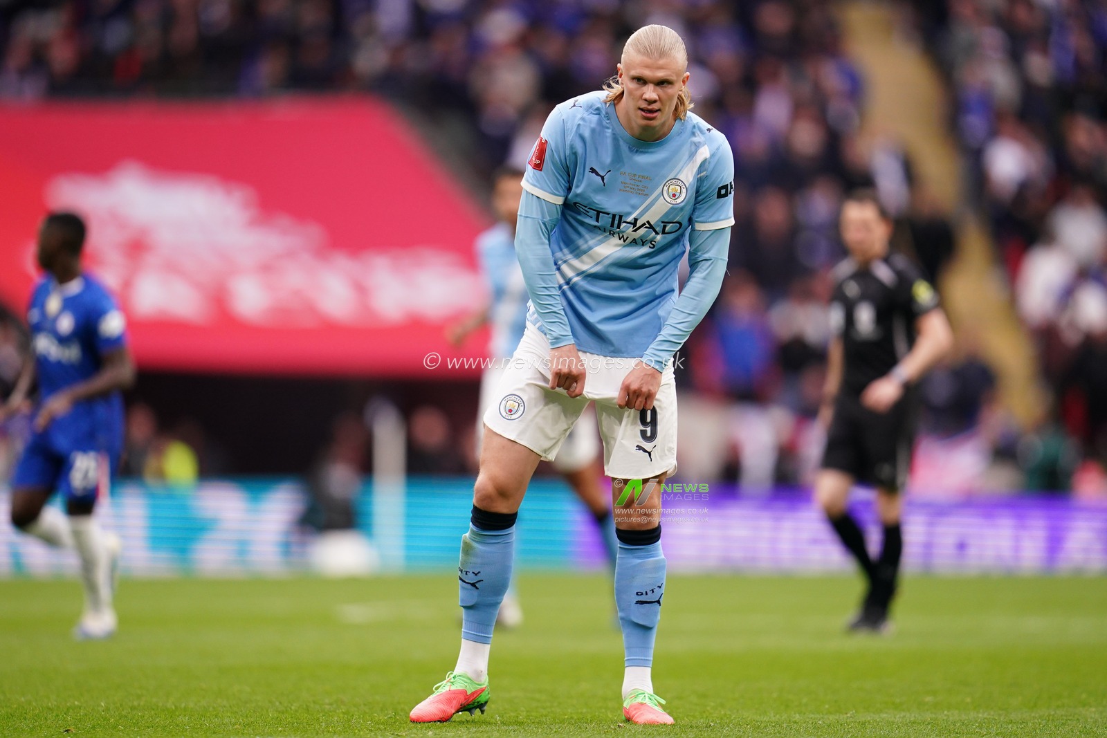 Erling Haaland of Manchester City during the Emirates FA Cup Final match Chelsea vs Manchester City at Wembley Stadium, London, United Kingdom on 16 May 2026

(Photo by Harvey Murphy/News Images)