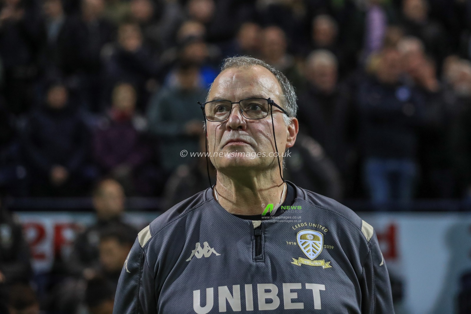 22nd October 2019, Deepdale, Preston, England; Sky Bet Championship, Preston North End v Leeds United : Marcelo Bielsa manager of Leeds United before kickoff

Credit: Mark Cosgrove/News Images