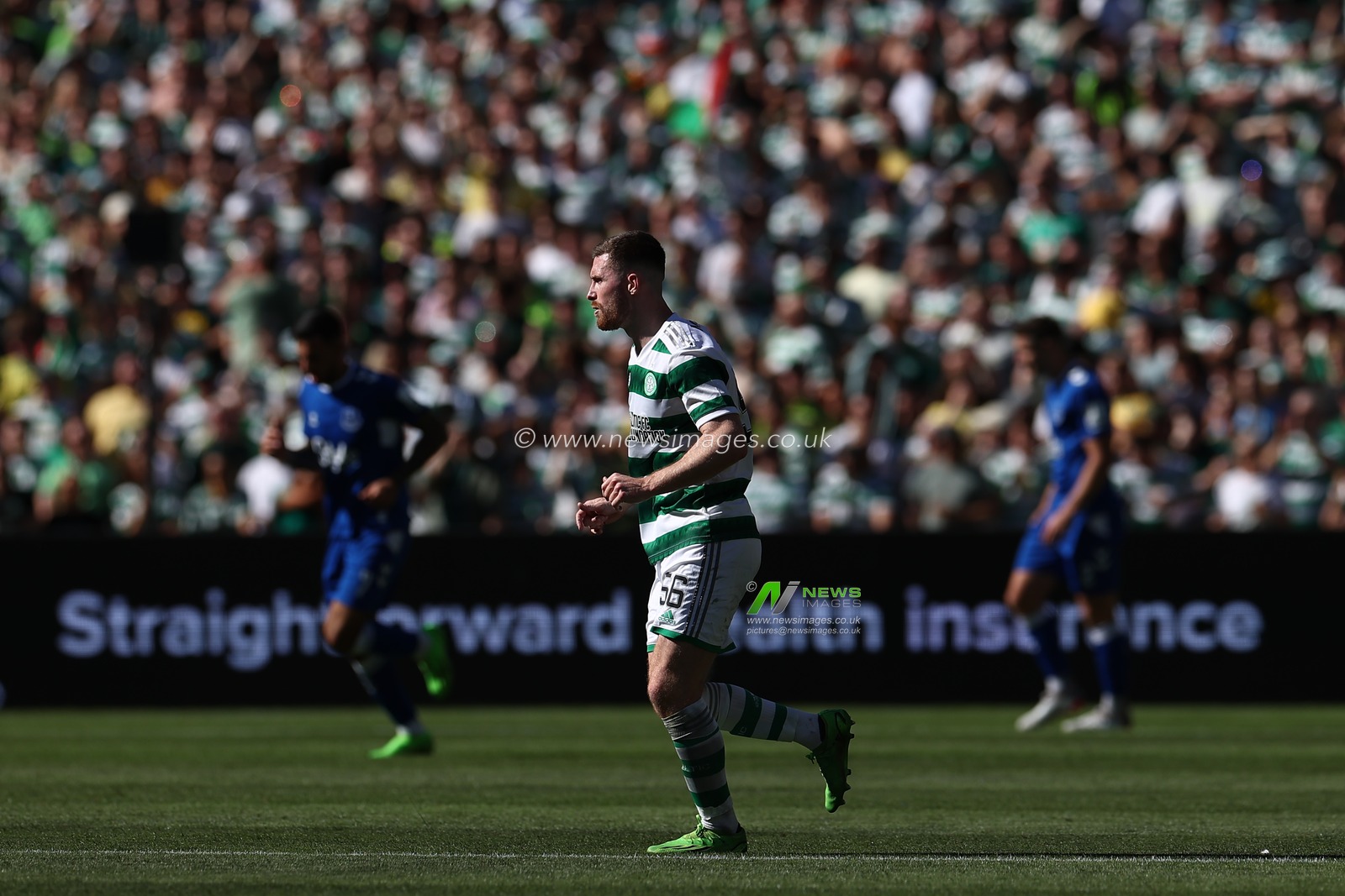 Anthony Ralston of Celtic FC looks on during the Sydney Super Cup match Celtic vs Everton at Accor Stadium, Sydney, Australia, 20th November 2022

(Photo by Patrick Hoelscher/News Images)