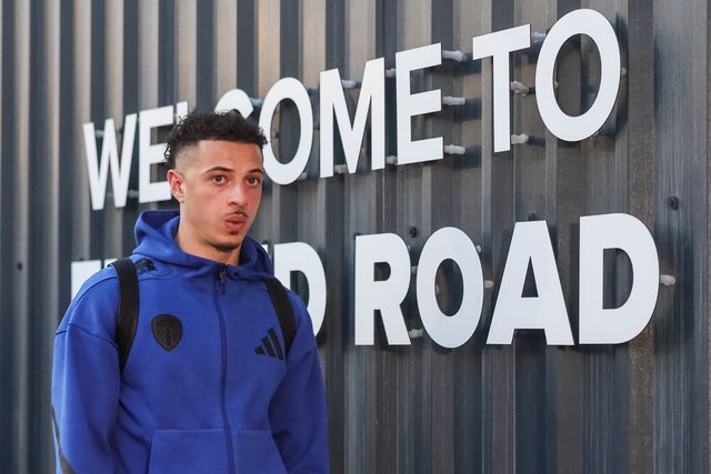 Ethan Ampadu of Leeds United arrives during the Premier League match Leeds United vs Brentford at Elland Road, Leeds, United Kingdom on 21 March 2026

(Photo by Mark Cosgrove/News Images)