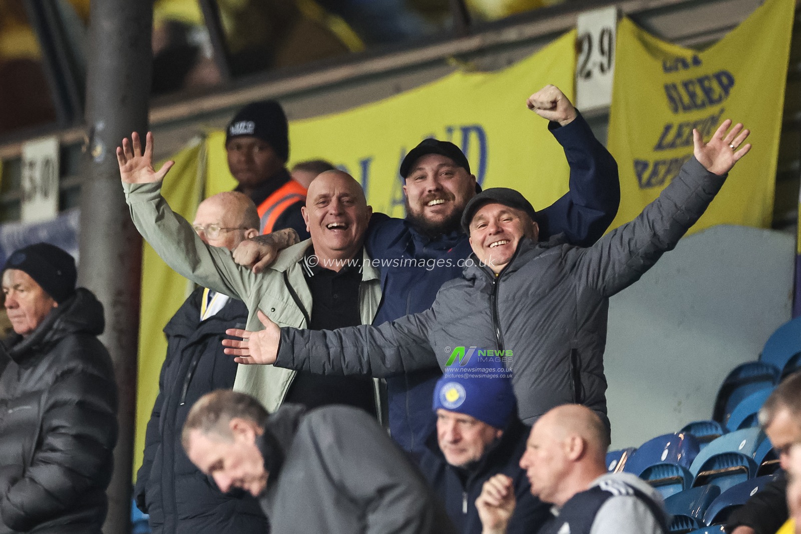 Leeds United fans during the Sky Bet Championship match Leeds United vs Queens Park Rangers at Elland Road, Leeds, United Kingdom, 9th November 2024

(Photo by Mark Cosgrove/News Images)