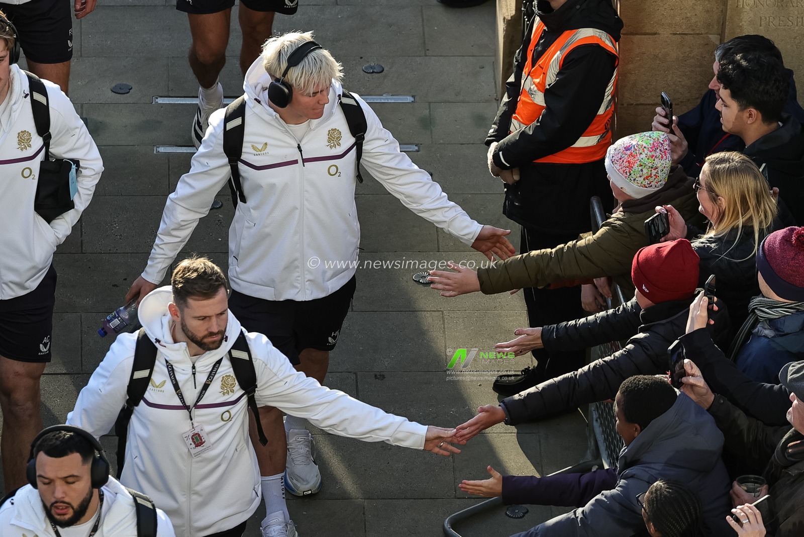 Henry Pollock of England arrives during the Quilter Nations Series 2025 match England vs Argentina at Allianz Stadium, Twickenham, United Kingdom, 23rd November 2025

(Photo by Mark Cosgrove/News Images)

*** GER AUT SUI OUT ***