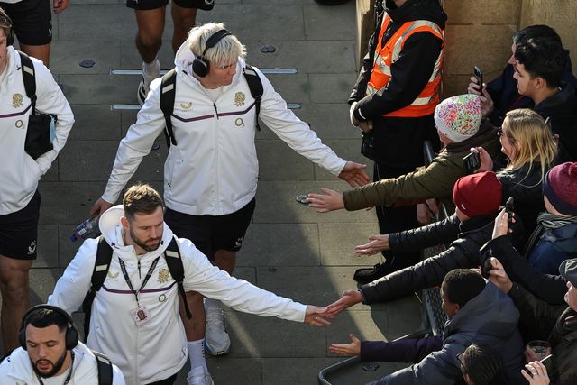 Henry Pollock of England arrives during the Quilter Nations Series 2025 match England vs Argentina at Allianz Stadium, Twickenham, United Kingdom, 23rd November 2025

(Photo by Mark Cosgrove/News Images)

*** GER AUT SUI OUT ***