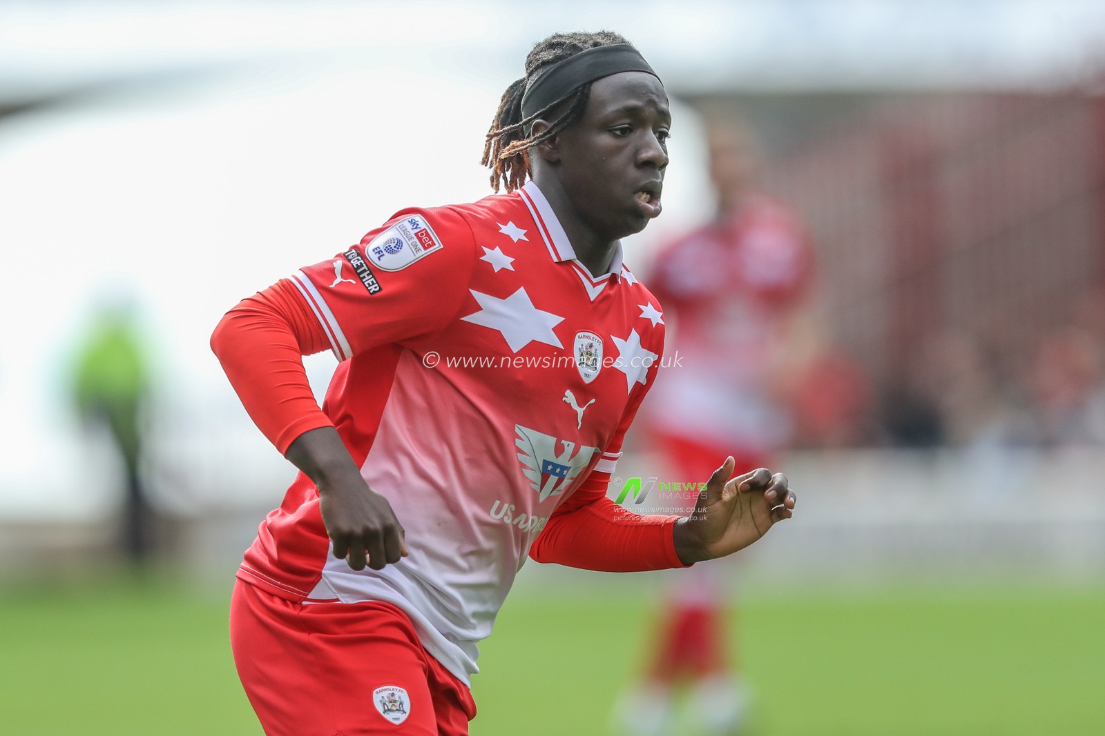 FÃ¡bio JalÃ³ of Barnsley during the Sky Bet League 1 match Barnsley vs Reading at Oakwell, Barnsley, United Kingdom, 13th April 2024

(Photo by Alfie Cosgrove/News Images)