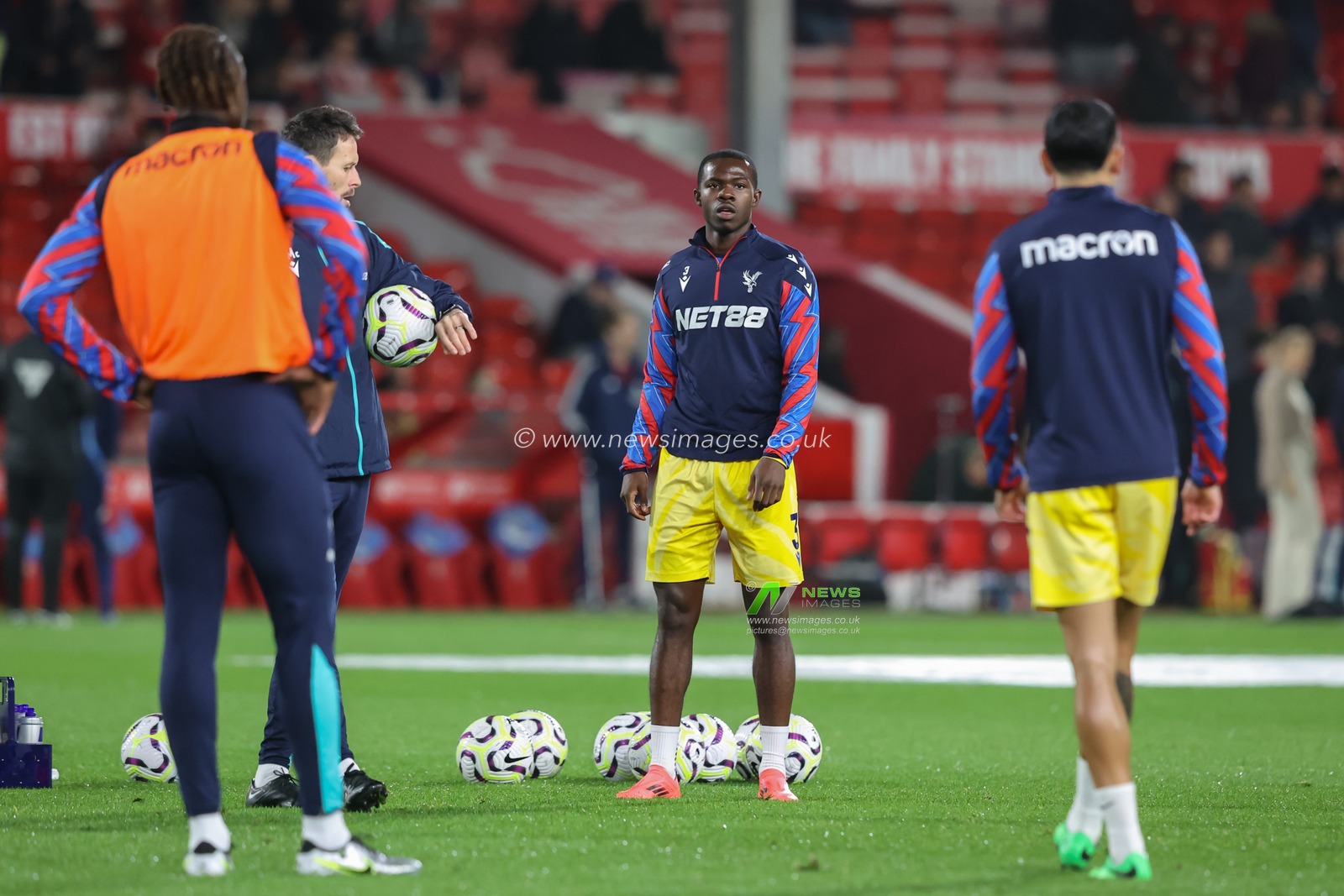 Tyrick Mitchell of Crystal Palace warms up ahead of the Premier League match Nottingham Forest vs Crystal Palace at City Ground, Nottingham, United Kingdom, 21st October 2024

(Photo by Alfie Cosgrove/News Images)