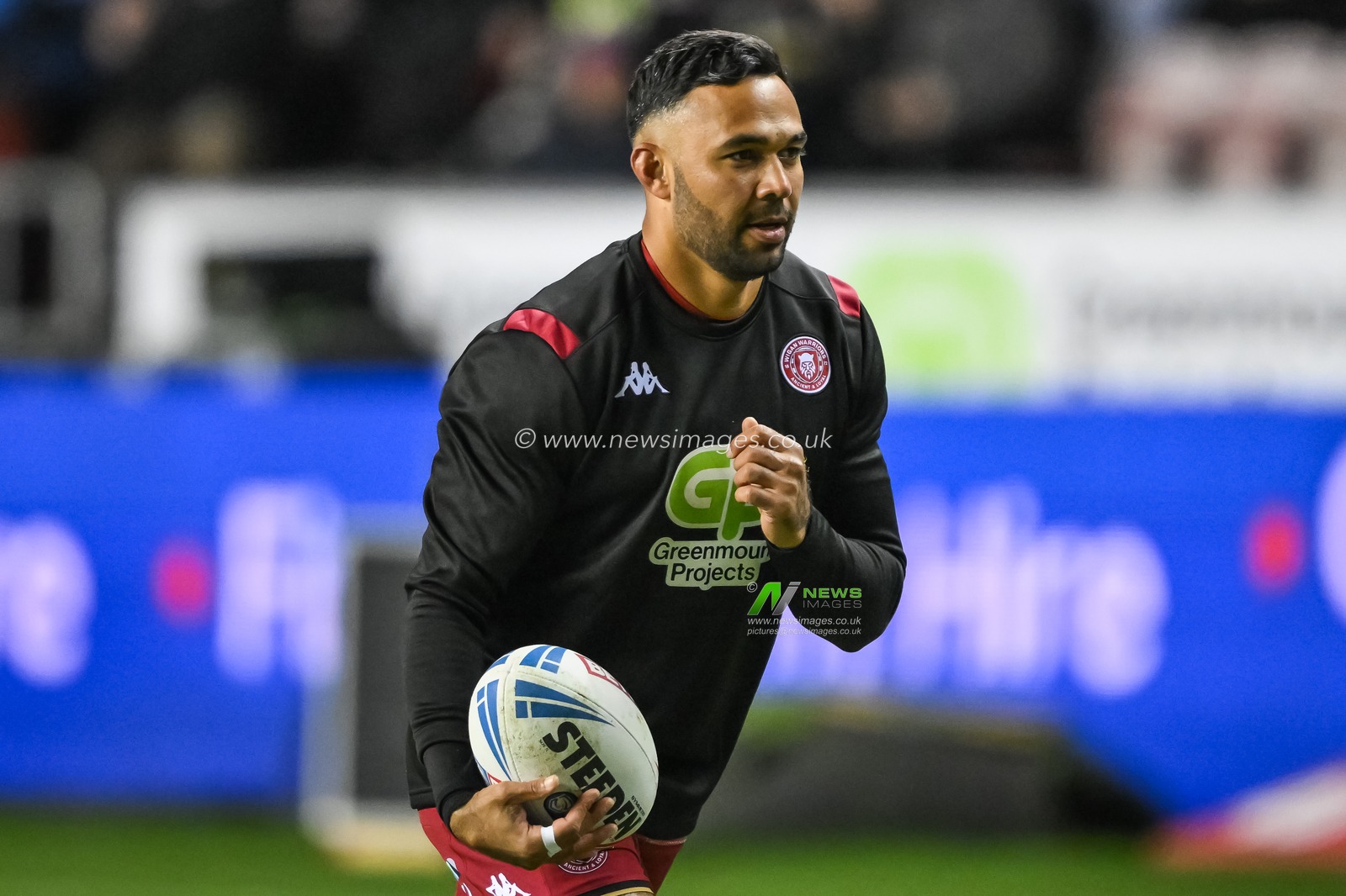 Bevan French of Wigan Warriors during pre match warm up ahead of the Betfred Super League Round 1 match Wigan Warriors vs Leigh Leopards at The Brick Community Stadium, Wigan, United Kingdom, 13th February 2025

(Photo by Craig Thomas/News Images)
