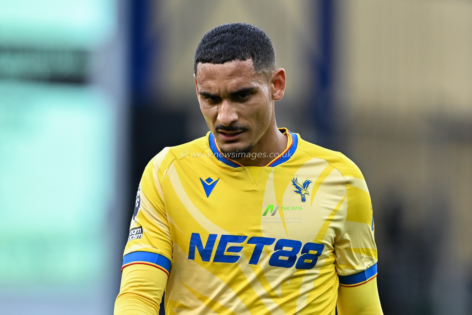 Maxence Lacroix of Crystal Palace during the Premier League match Everton vs Crystal Palace at Goodison Park, Liverpool, United Kingdom, 28th September 2024

(Photo by Cody Froggatt/News Images)