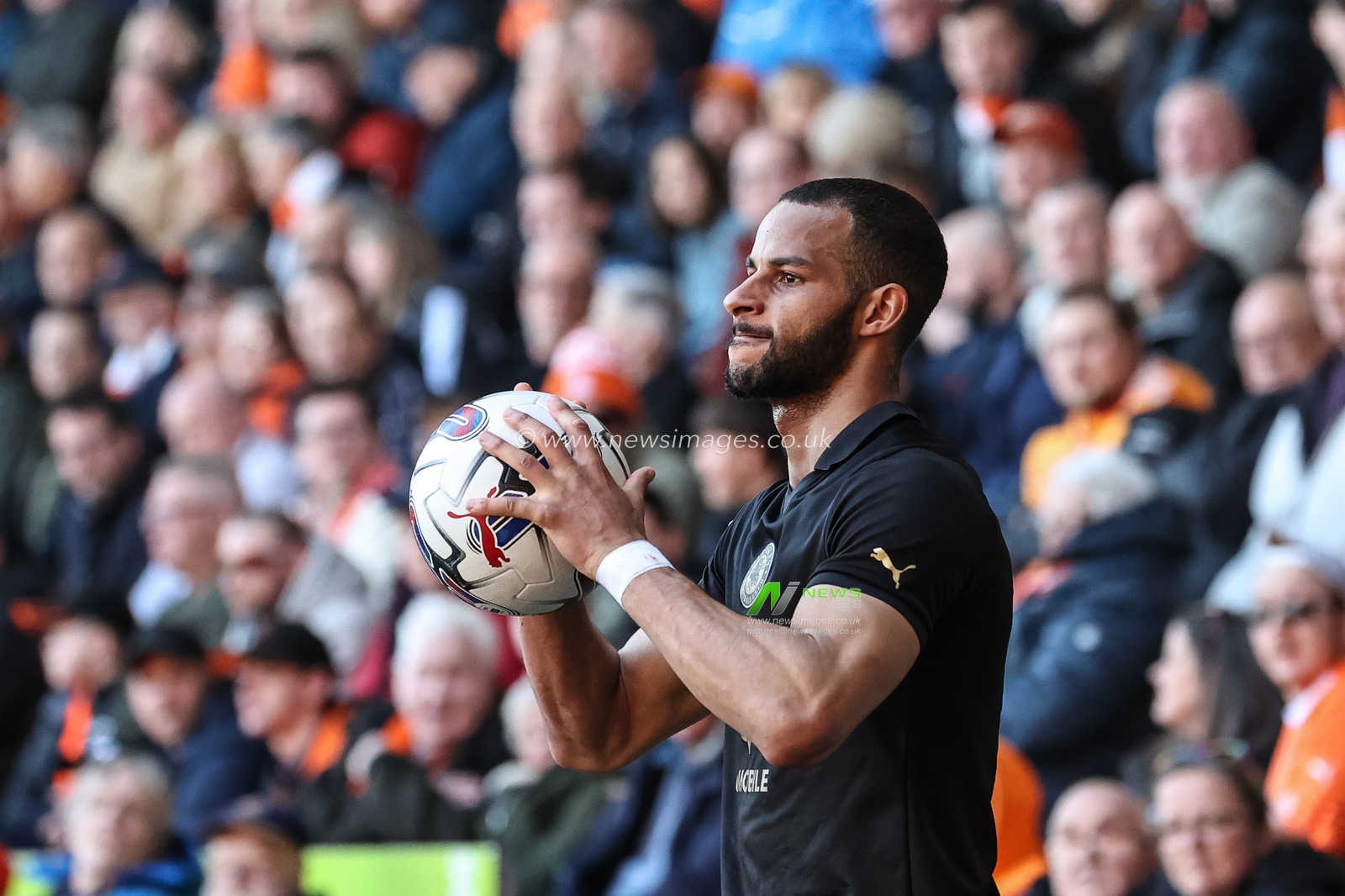 Barry Cotter of Barnsley takes a throw-in during the Sky Bet League 1 match Blackpool vs Barnsley at Bloomfield Road, Blackpool, United Kingdom, 20th April 2024

(Photo by Mark Cosgrove/News Images)