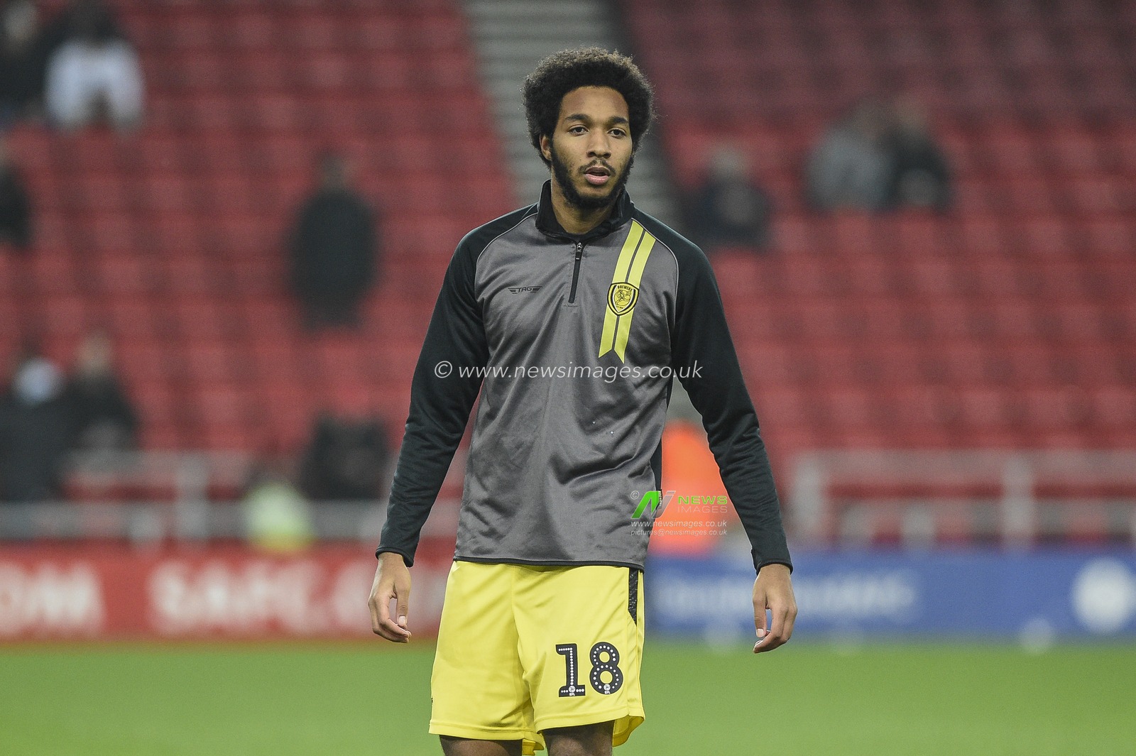 26th November 2019, Stadium Of Light, Sunderland, England; Sky Bet League 1, Sunderland v Burton Albion : Richard Nartey (18) of Burton Albion

Credit: Iam Burn/News Images
