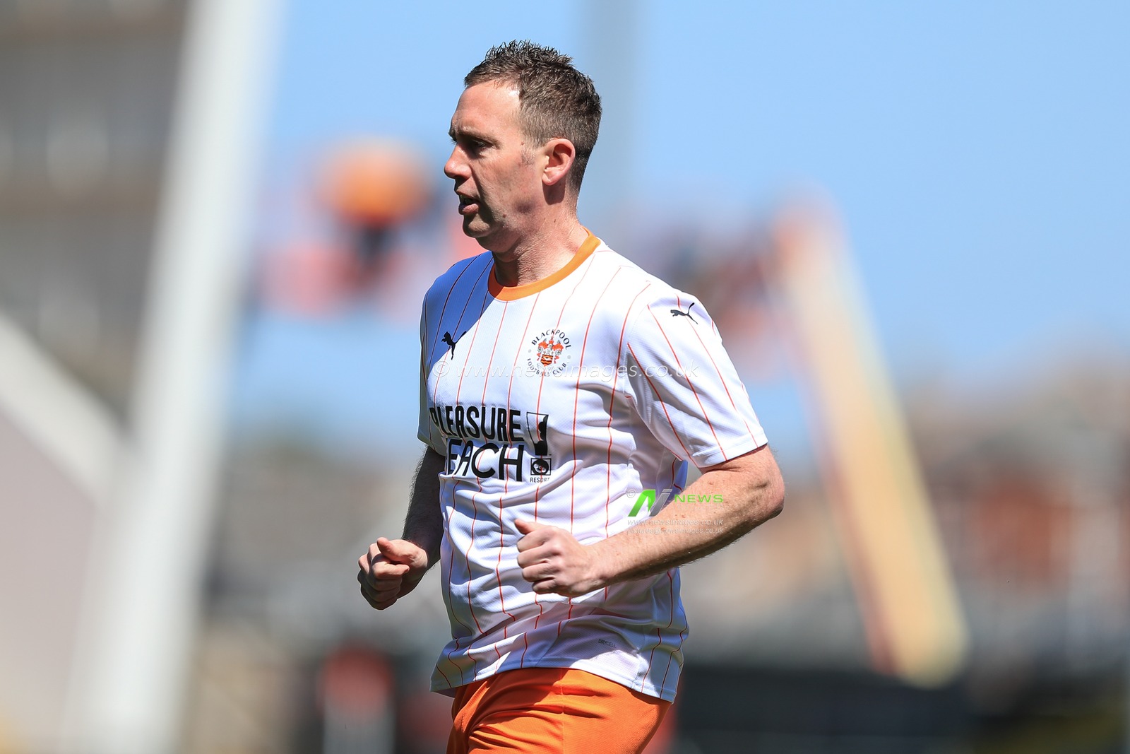Blackpool Legends match match Blackpool vs Blackpool at Bloomfield Road, Blackpool, United Kingdom, 17th May 2025

(Photo by Jorge Horsted/News Images)
