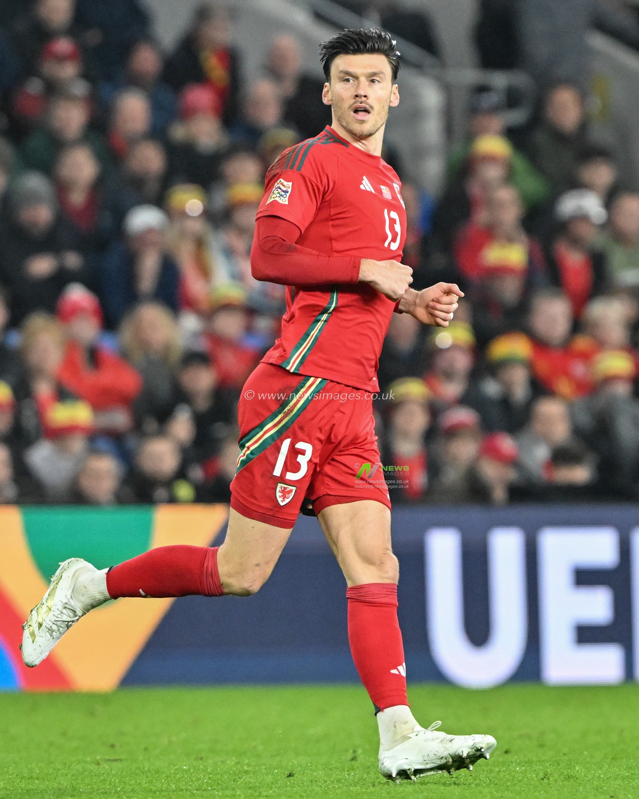 Kieffer Moore of Wales during the UEFA Nations League - League B - Group 4 match Wales vs Montenegro at Cardiff City Stadium, Cardiff, United Kingdom, 14th October 2024

(Photo by Cody Froggatt/News Images)