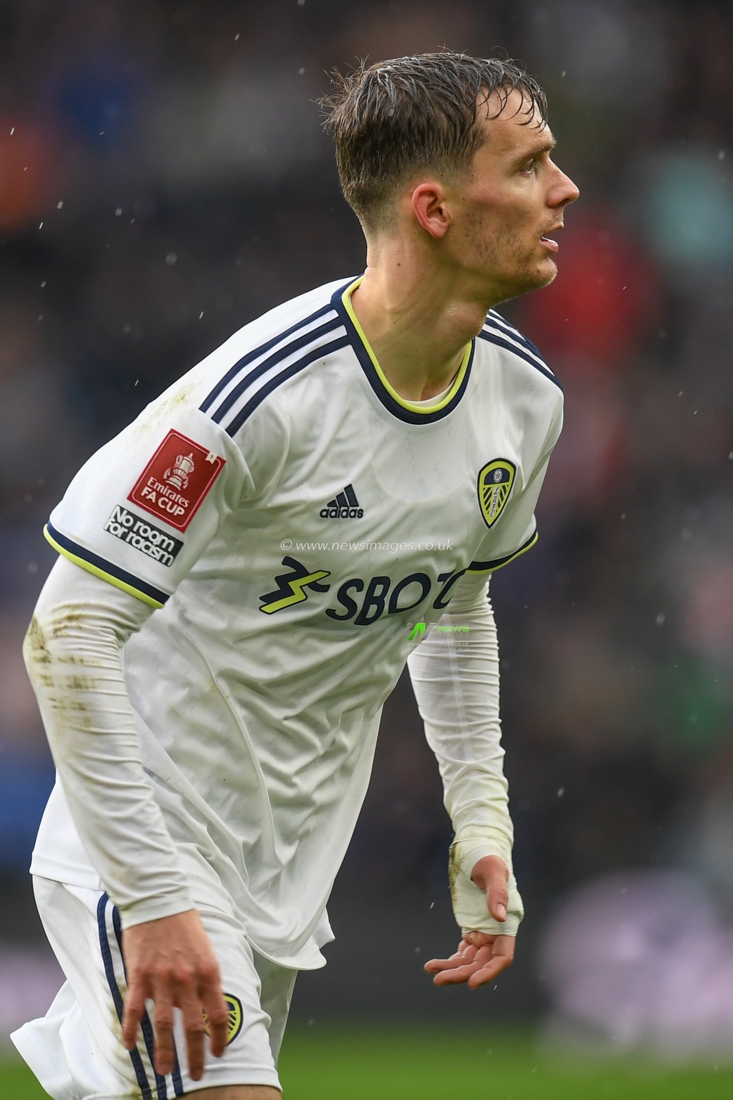 Diego Llorente #14 of Leeds United during the Emirates FA Cup Third Round match Cardiff City vs Leeds United at Cardiff City Stadium, Cardiff, United Kingdom, 8th January 2023

(Photo by Mike Jones/News Images)
