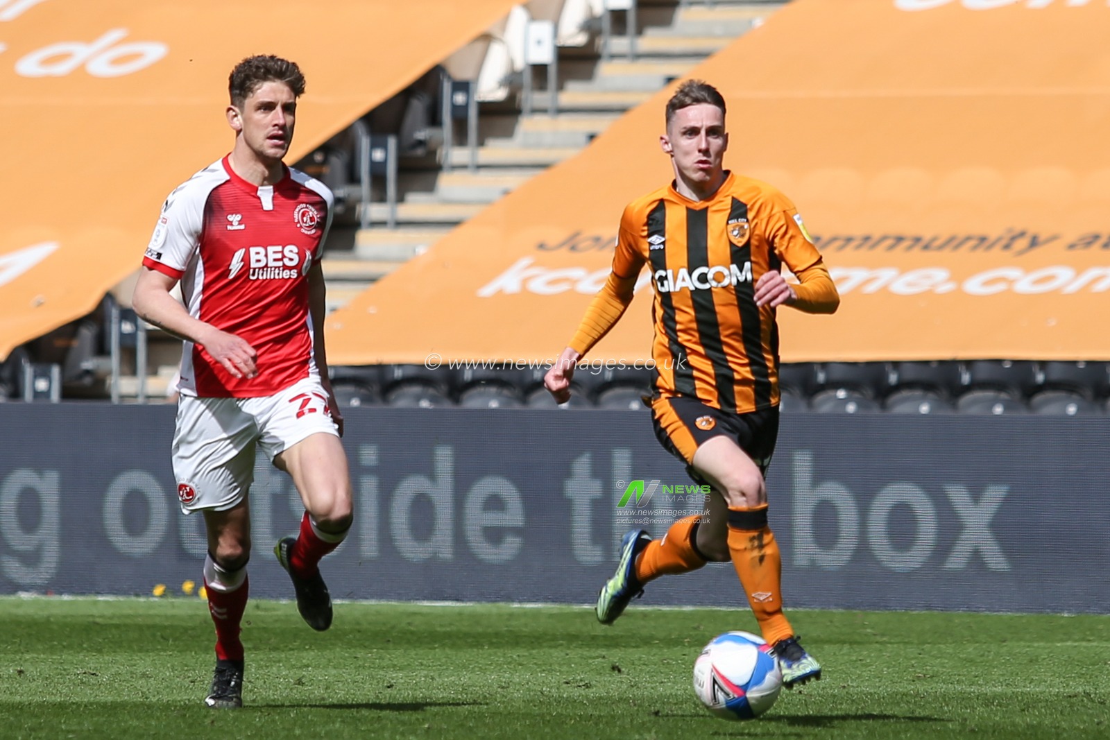 Gavin Whyte #23 of Hull City during the game
